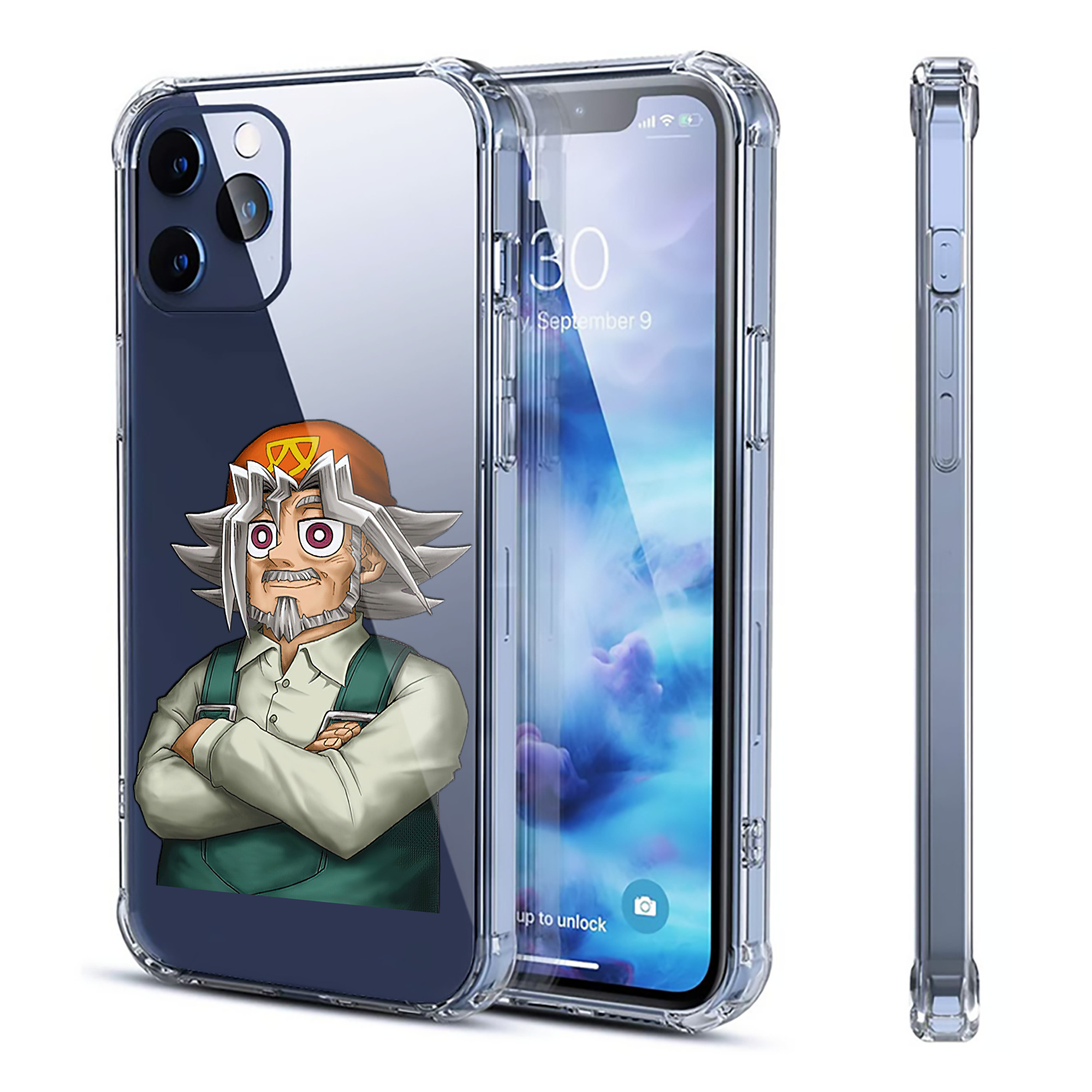 （画像用） 遊☆戯☆王 Yu-Gi-Oh! 【iPhone 12シリーズ対応】透明スマホケース（クリアソフトケース）